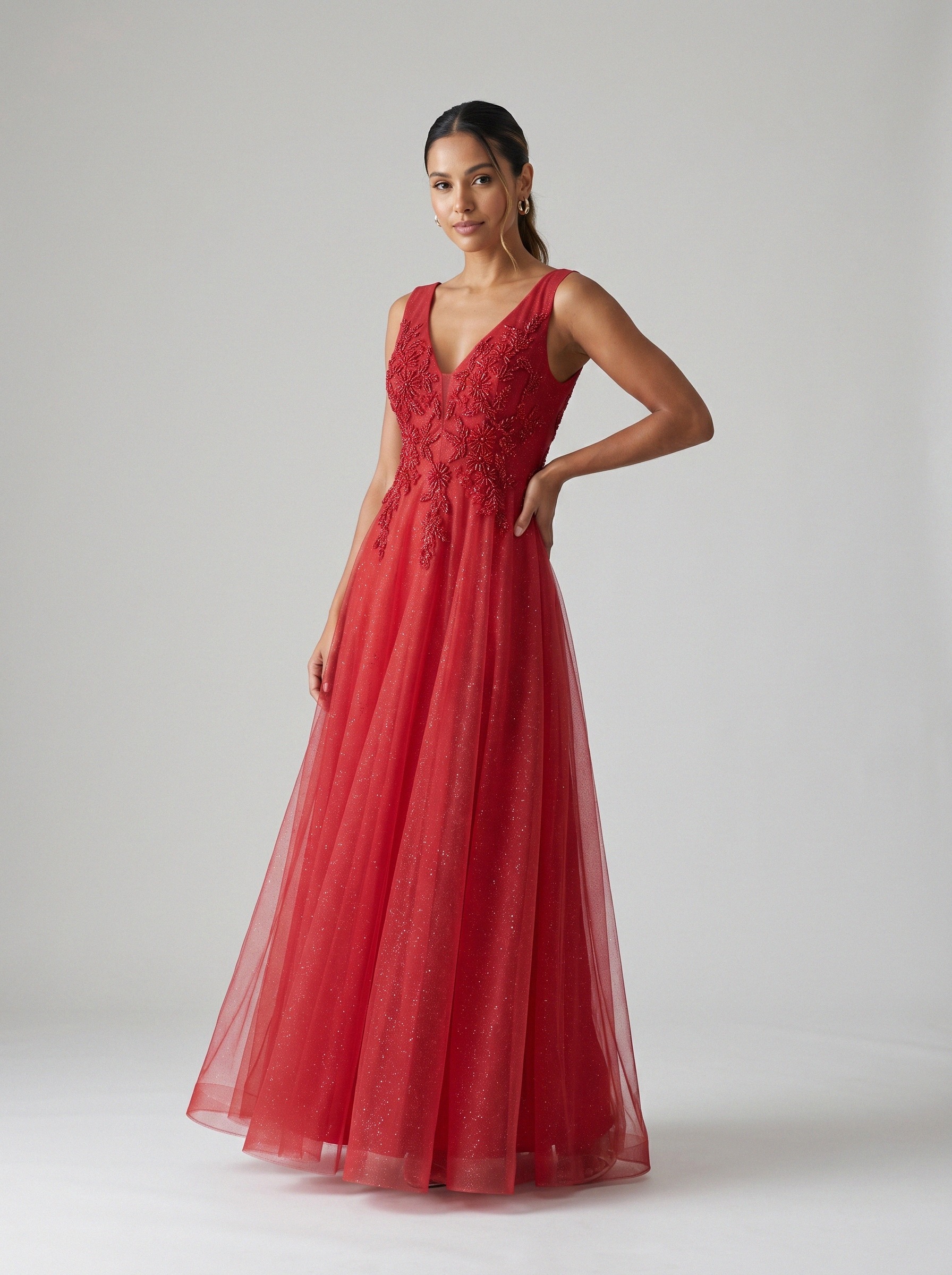 Vestido de festa vermelho · 050348 da Koisa Linda