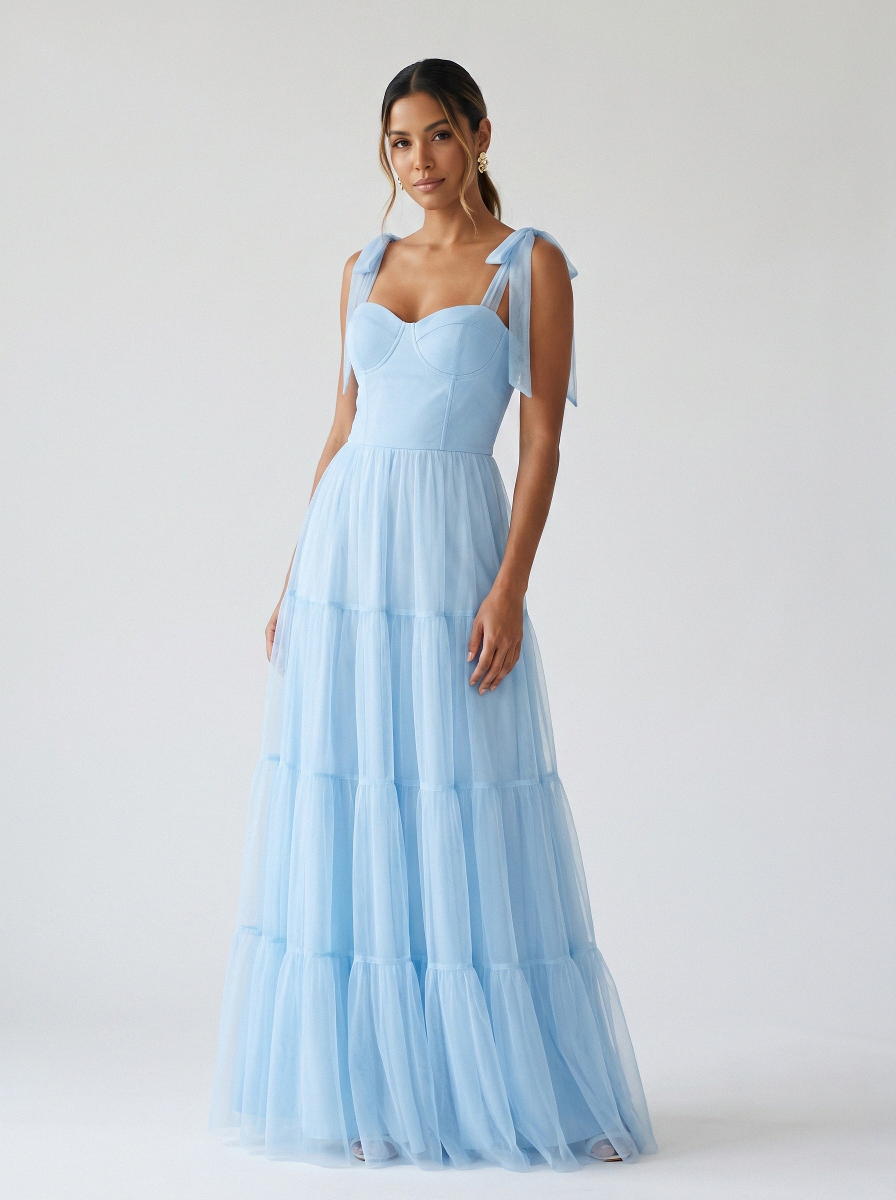 Vestido de festa azul claro · 080957 da Koisa Linda