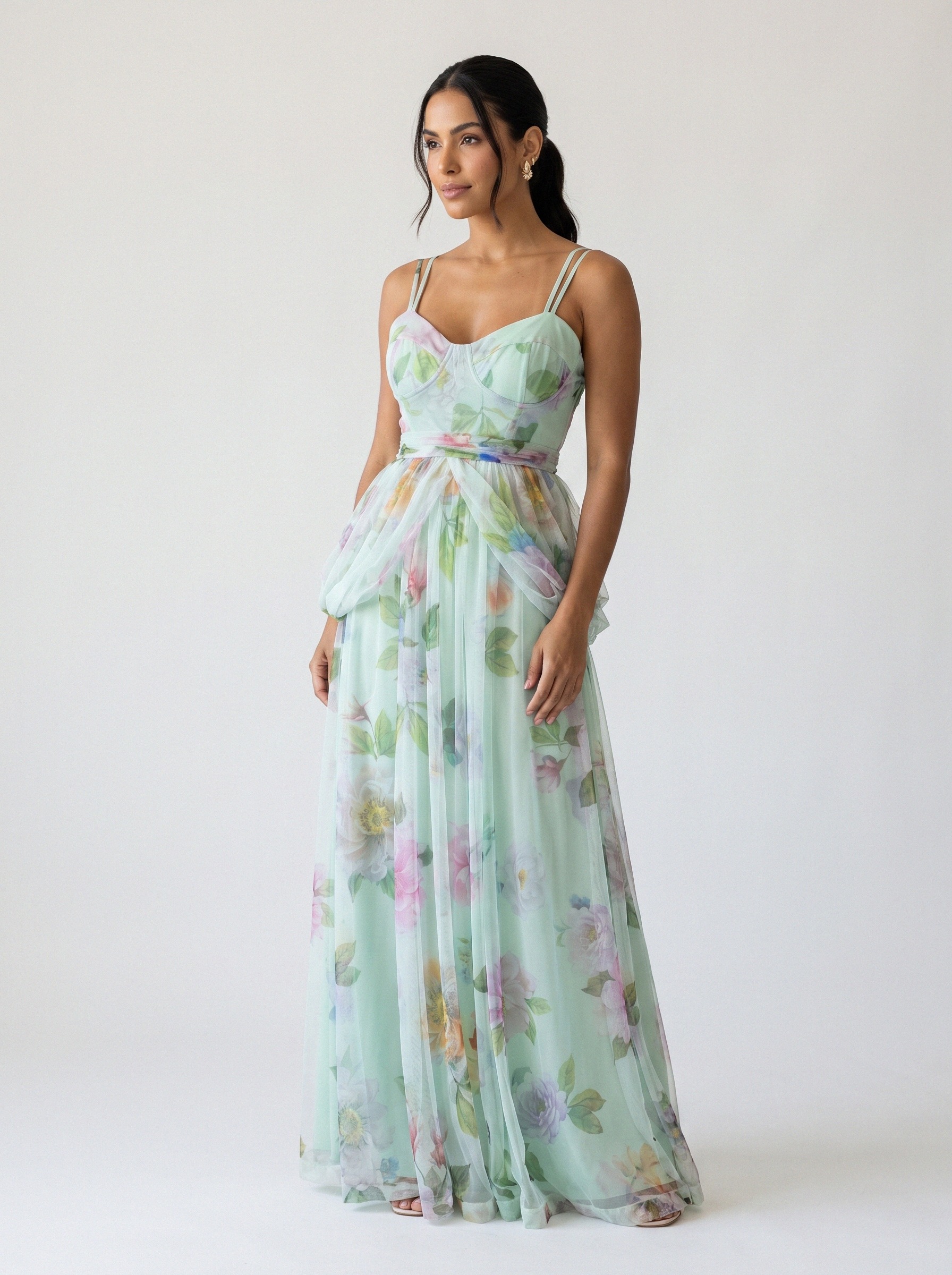 Vestido de festa verde · MD-015 da Koisa Linda