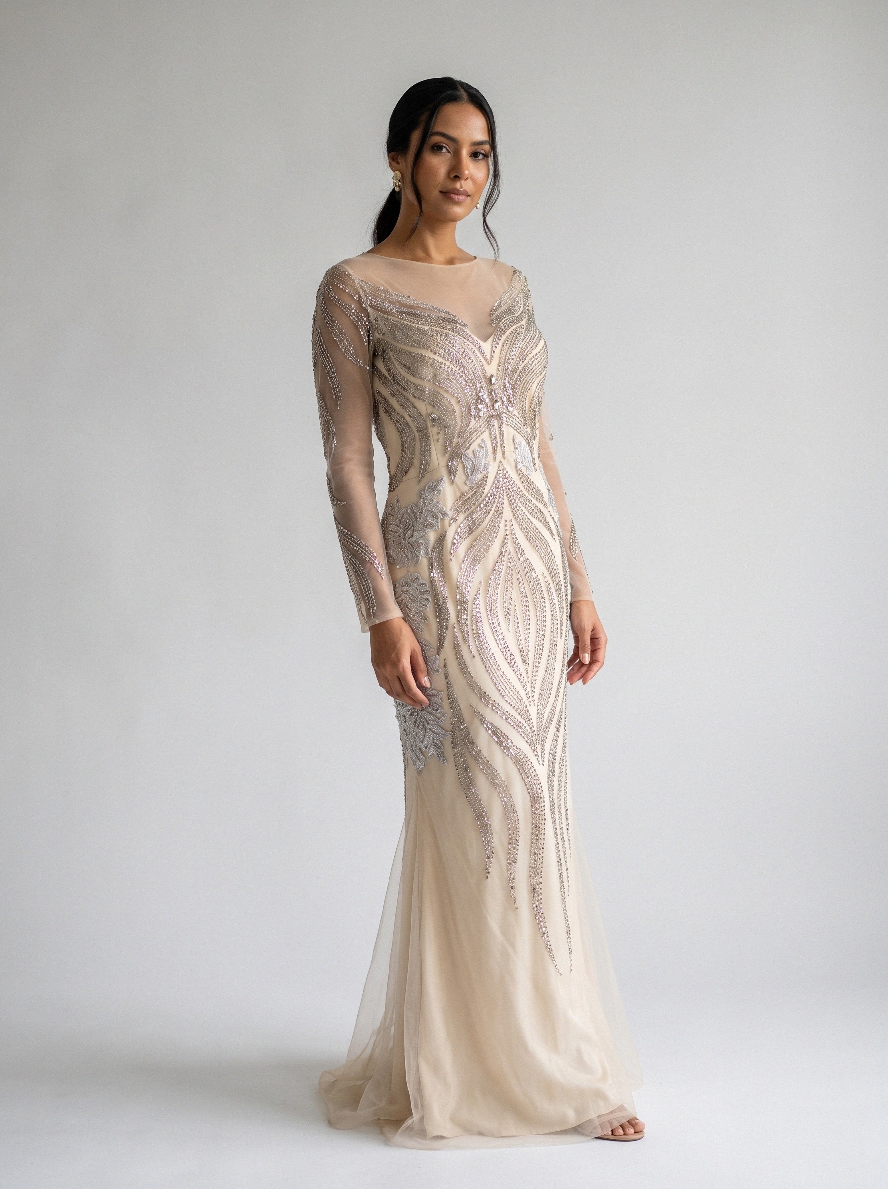 Vestido de festa champagne · MD-030 da Koisa Linda