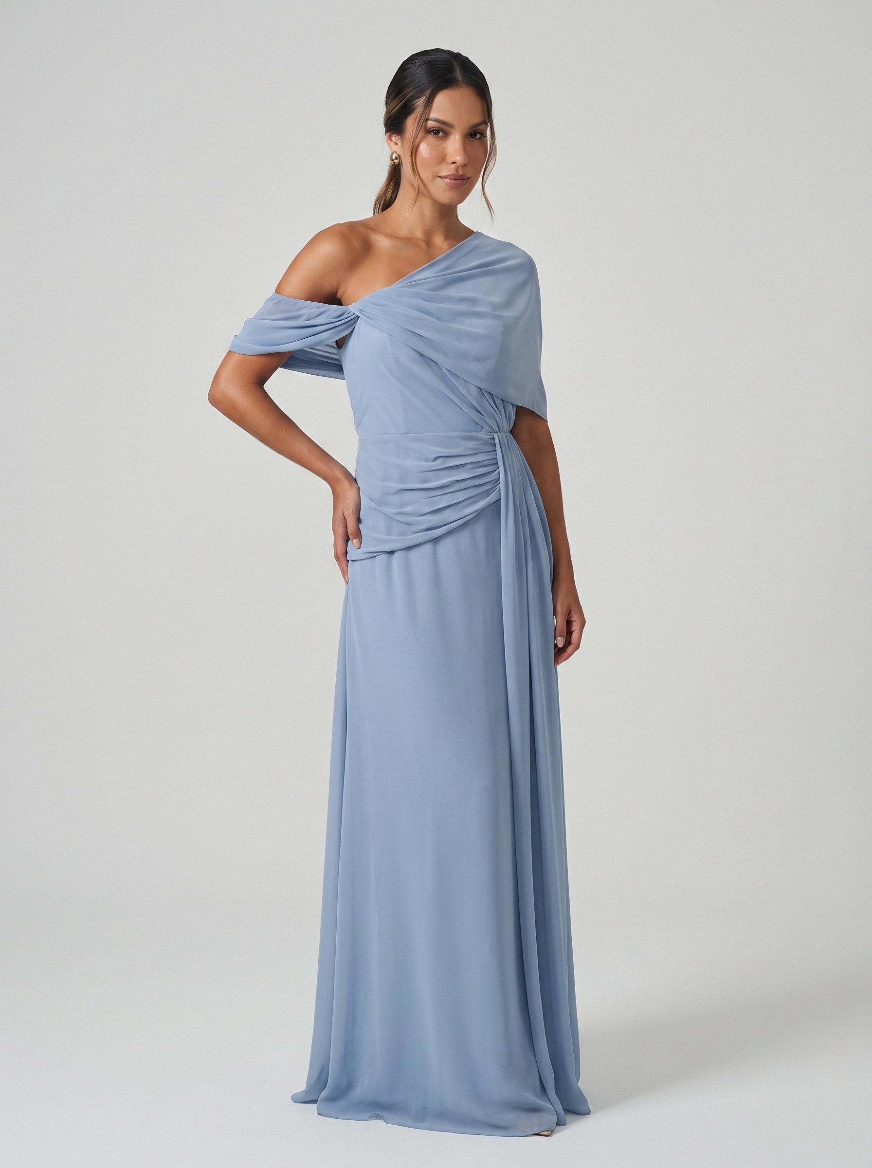 Vestido de festa azul claro · MD-059 da Koisa Linda