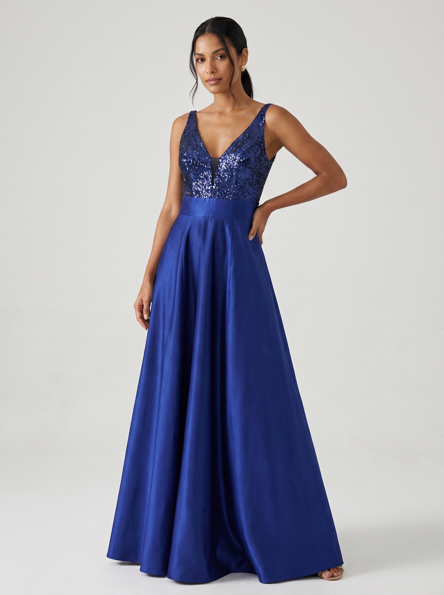 Vestido de festa azul · MD-063 da Koisa Linda