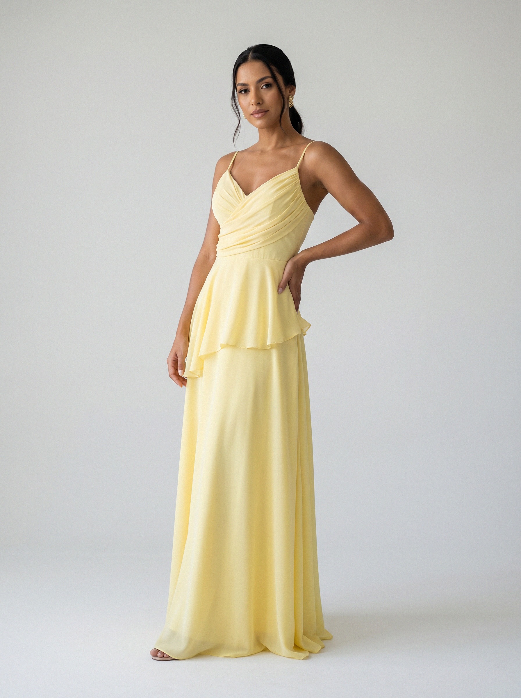 Vestido de festa amarelo · MD-068 da Koisa Linda