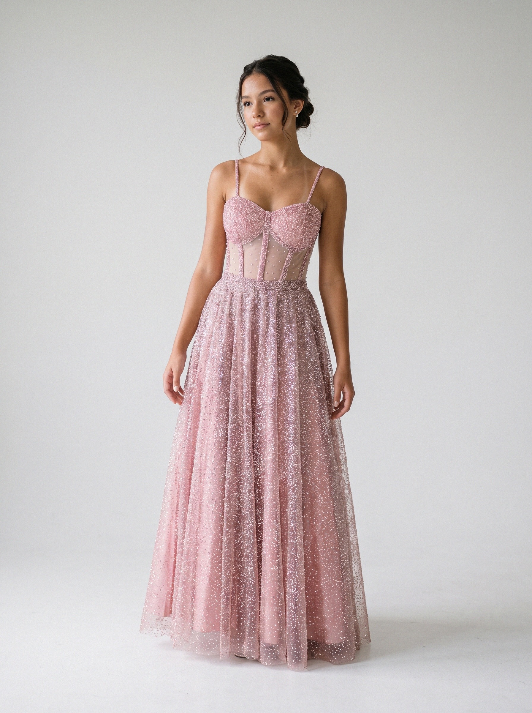 Vestido de festa Rosa · MD-075 da Koisa Linda