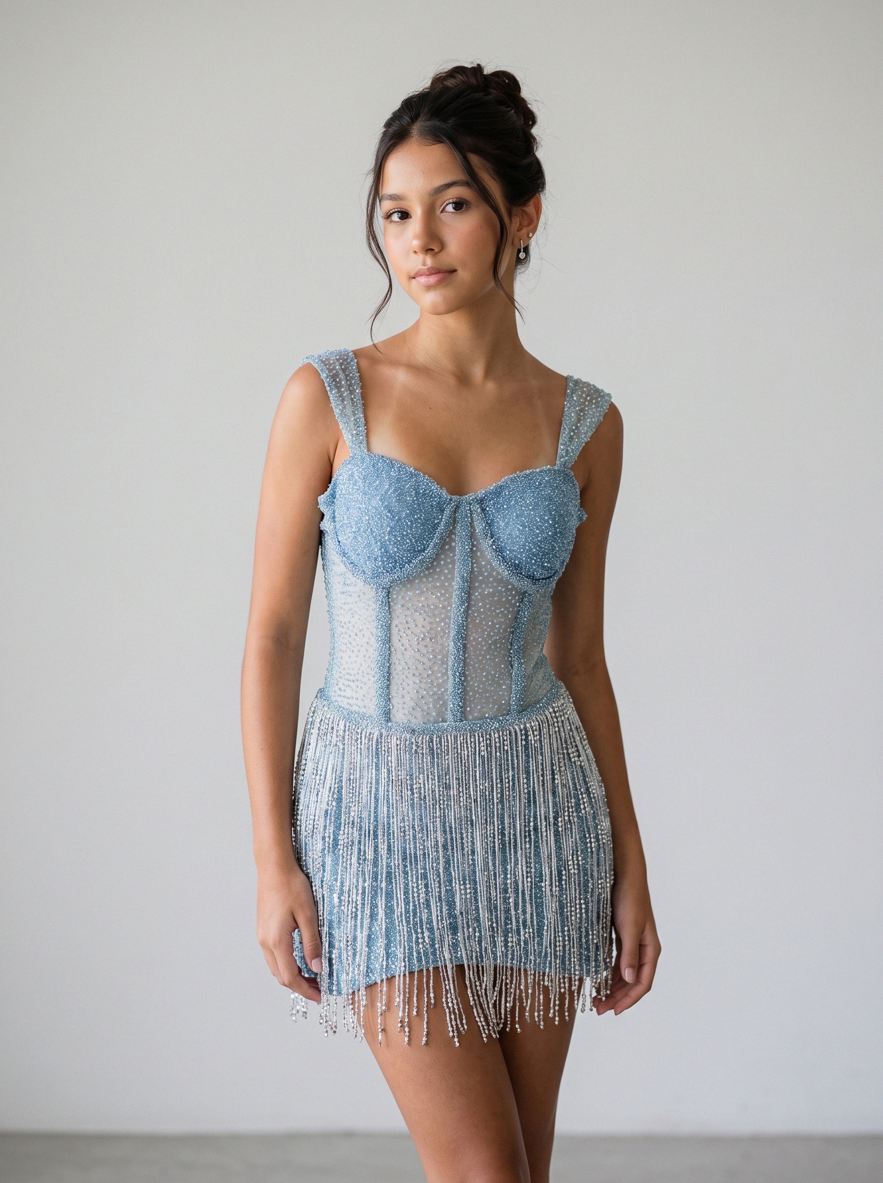 Vestido de festa Azul Claro · MD-078 da Koisa Linda