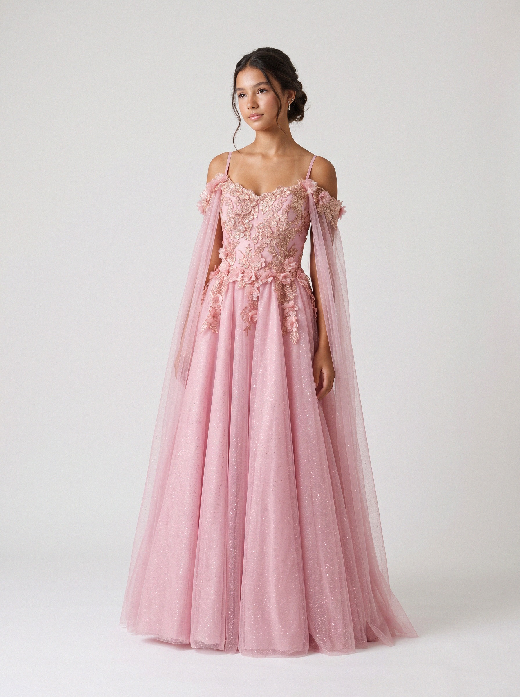 Vestido de festa Rosa · MD-080 da Koisa Linda