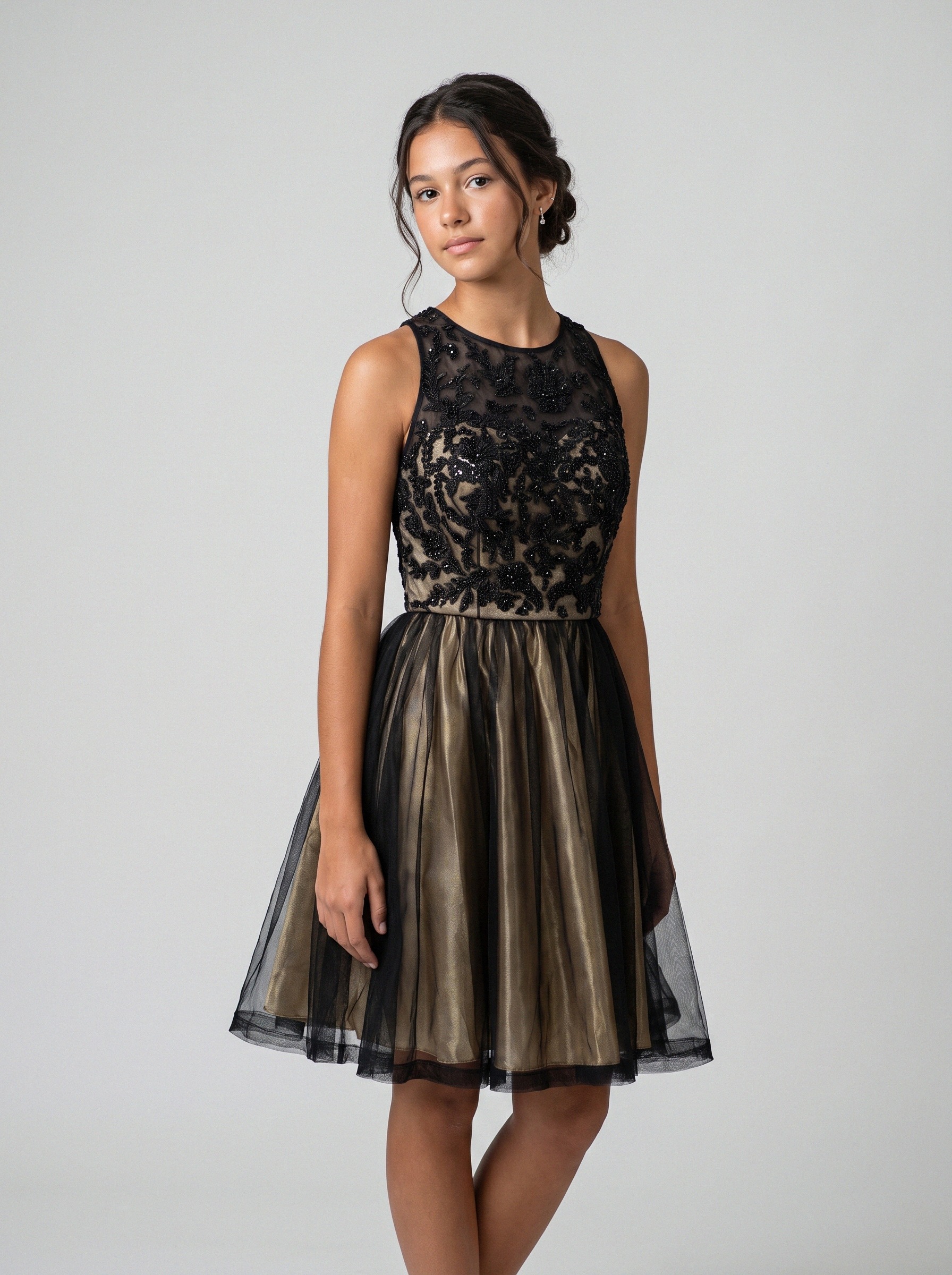 Vestido de festa Preto · MD-087 da Koisa Linda
