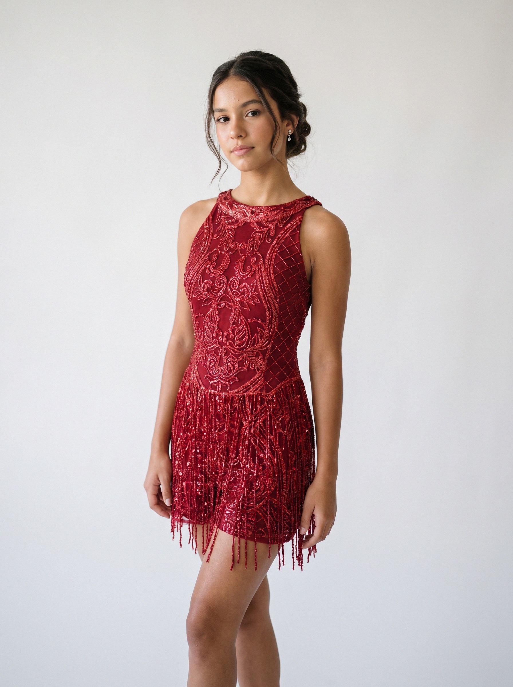 Vestido de festa Vinho · MD-090 da Koisa Linda