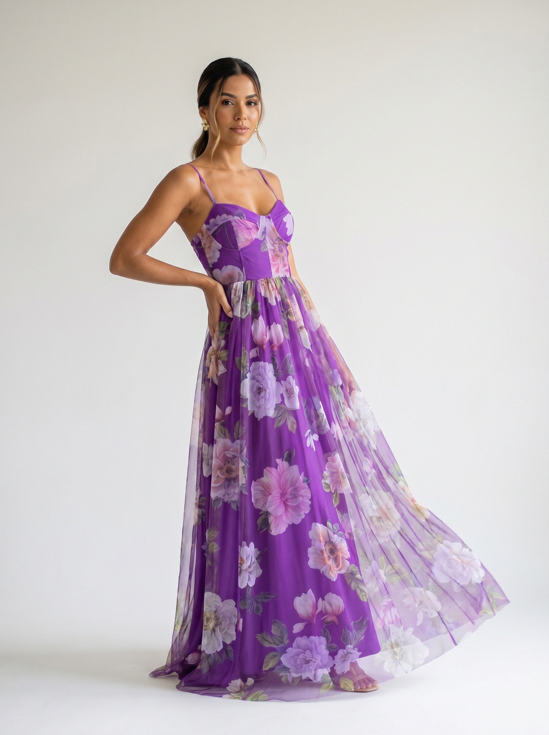 Vestido de festa roxo · MD-G-001 da Koisa Linda