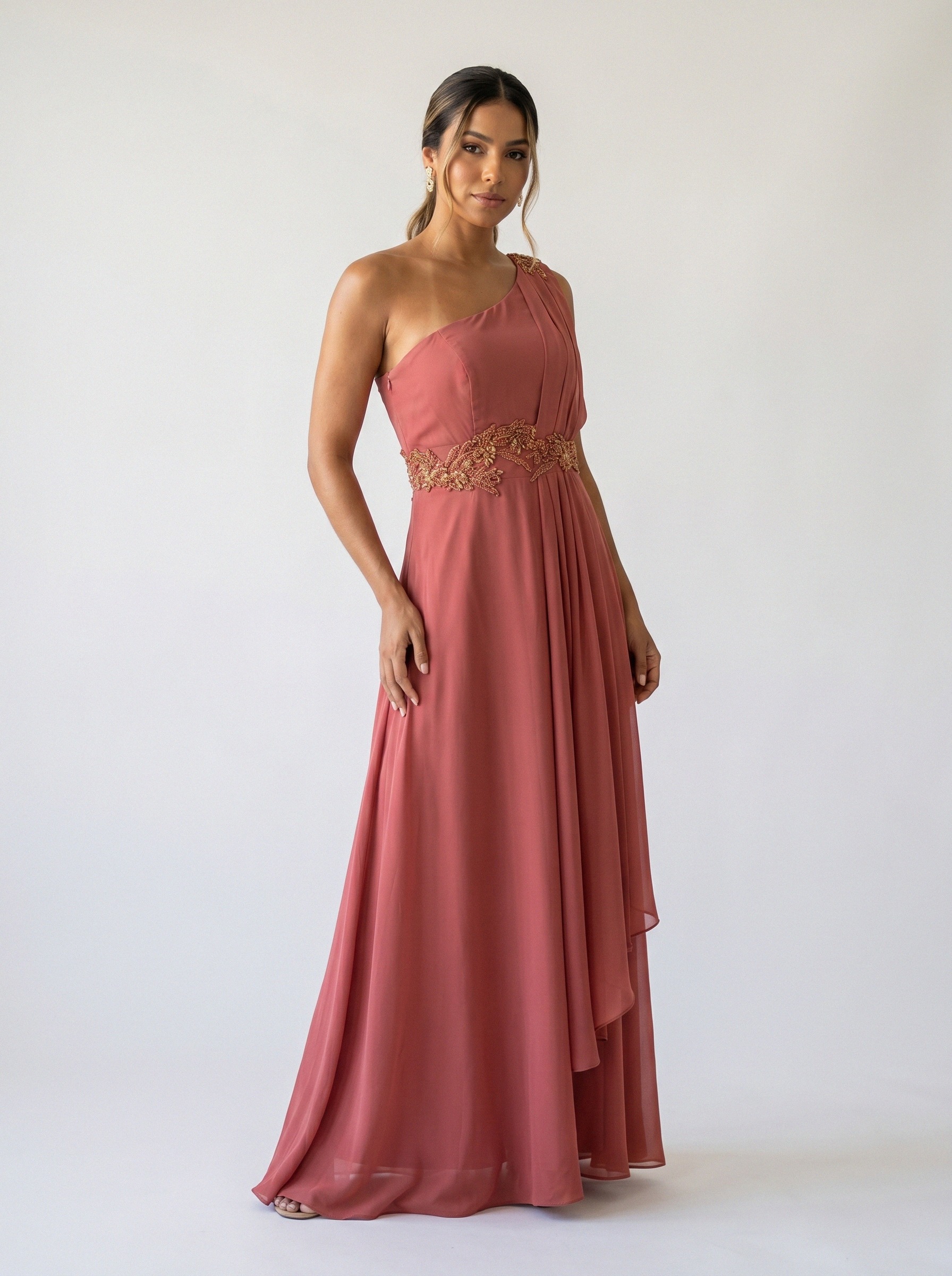 Vestido de festa rosa · MD-G-012 da Koisa Linda