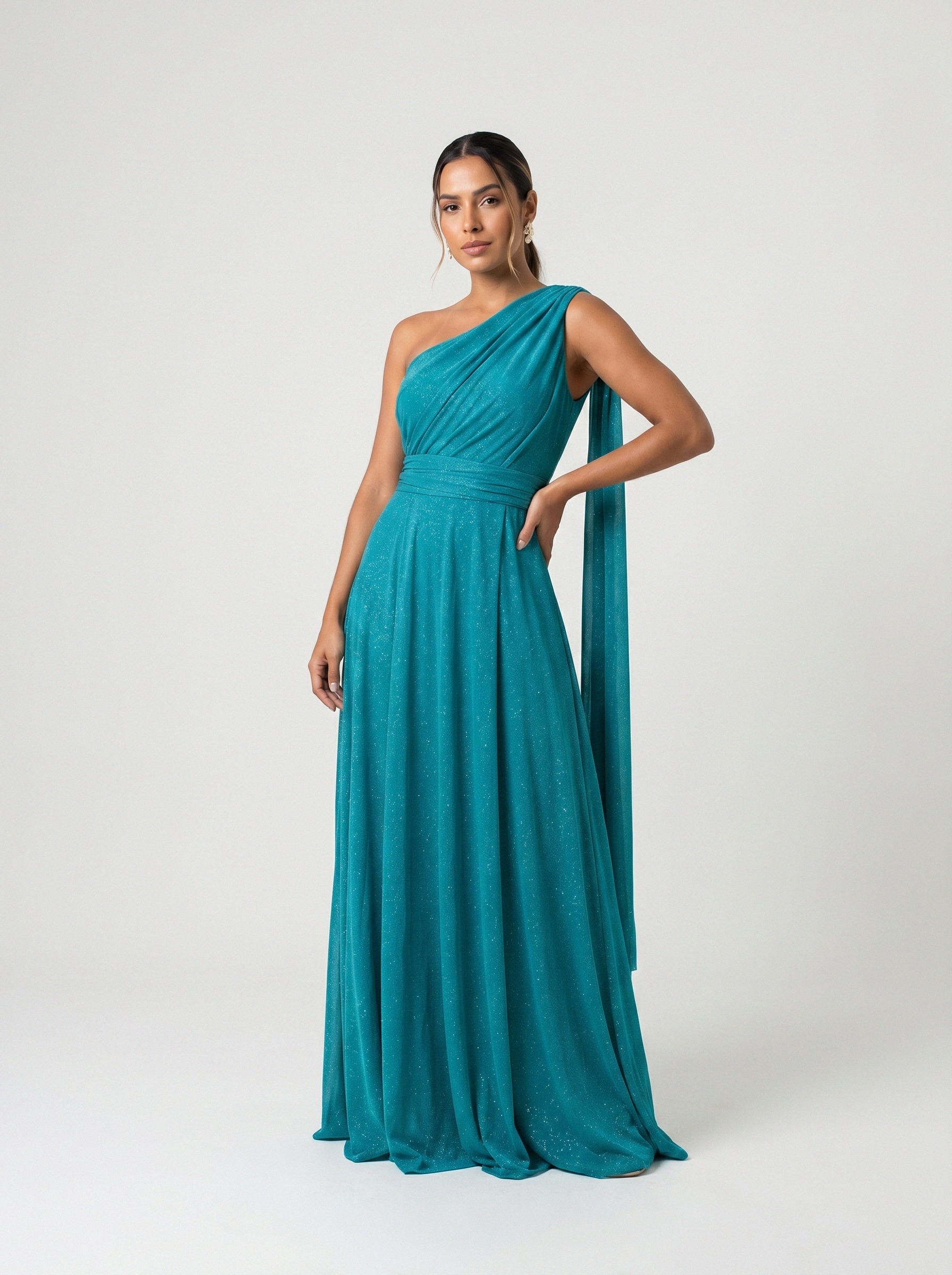 Vestido de festa turquesa · MD-G-015 da Koisa Linda