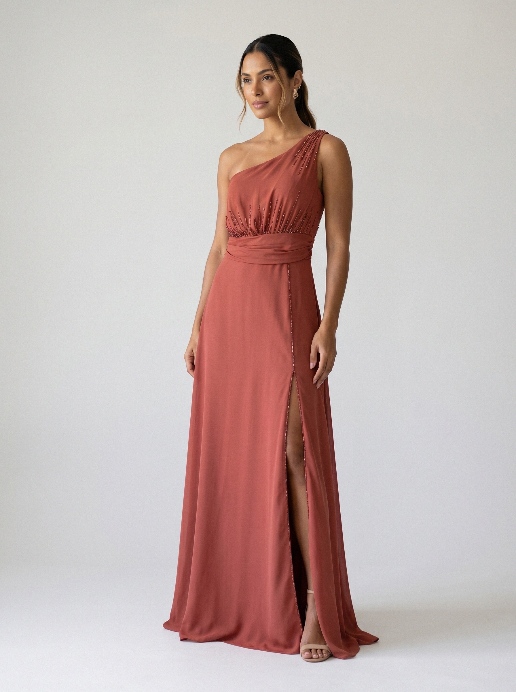 Vestido de festa rosa · MD-G-029 da Koisa Linda