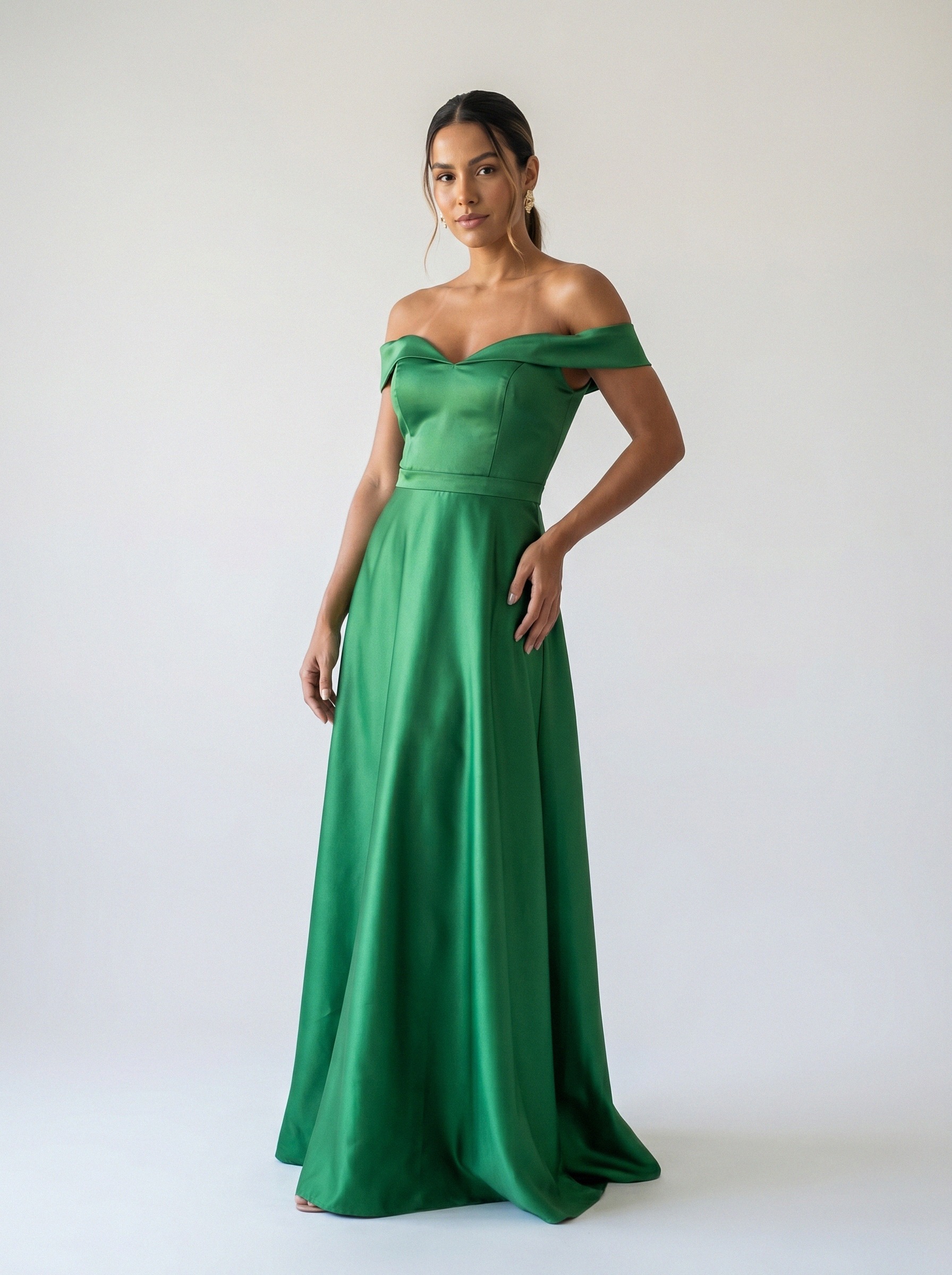 Vestido de festa verde · MD-G-034 da Koisa Linda