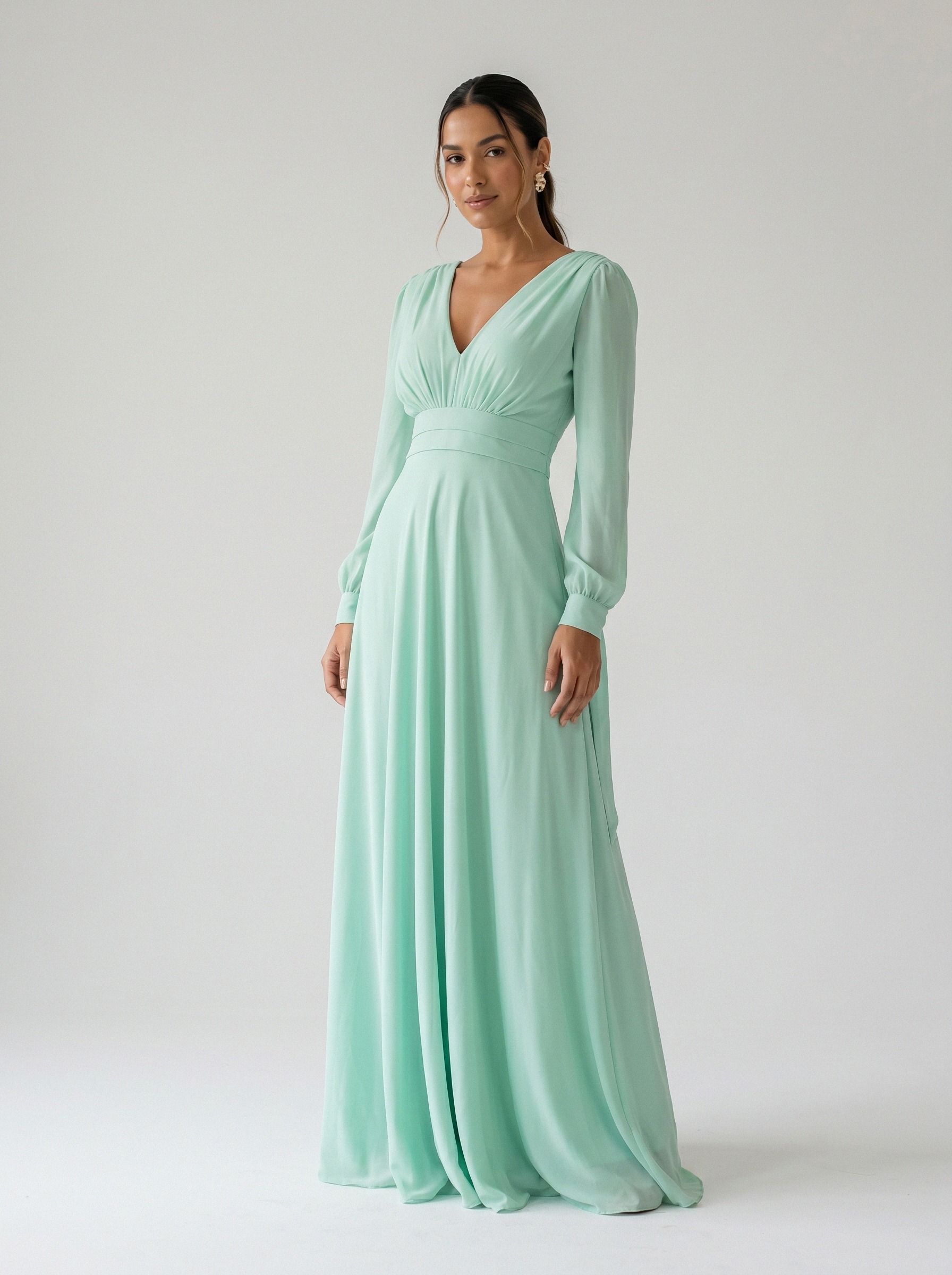 Vestido de festa verde · MD-G-039 da Koisa Linda