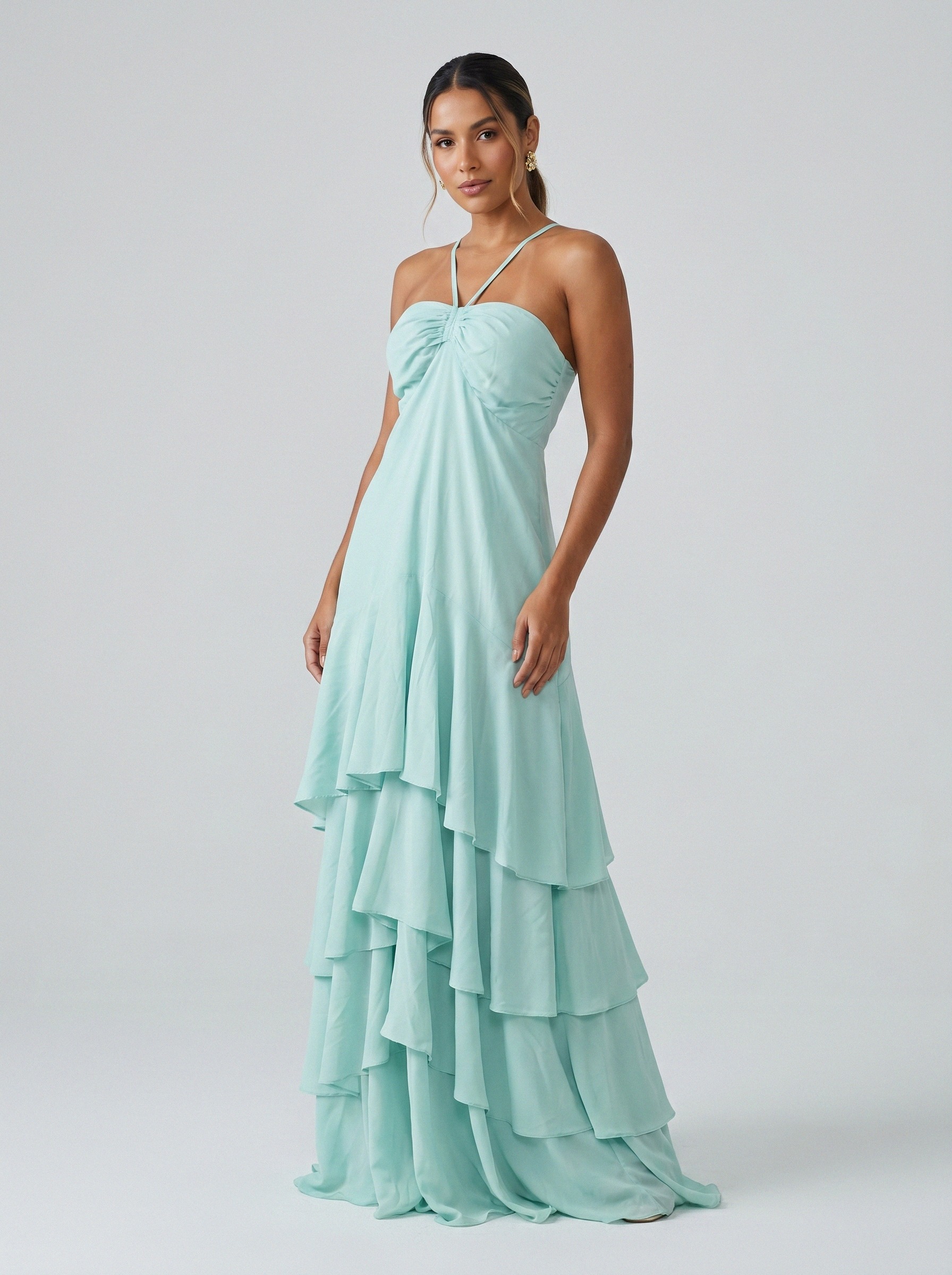 Vestido de festa verde · MD-G-041 da Koisa Linda