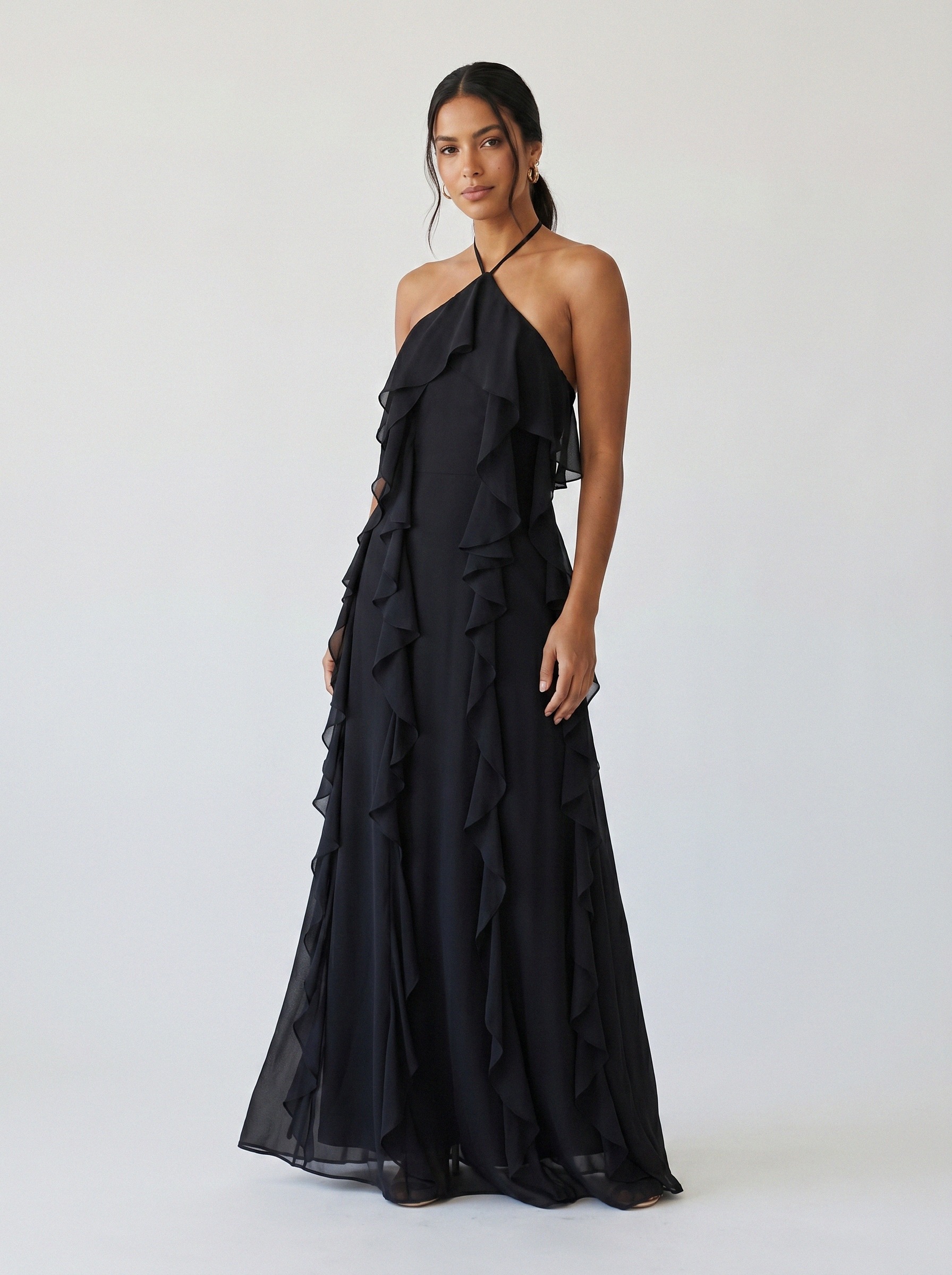 Vestido de festa preto · MD-G-043 da Koisa Linda