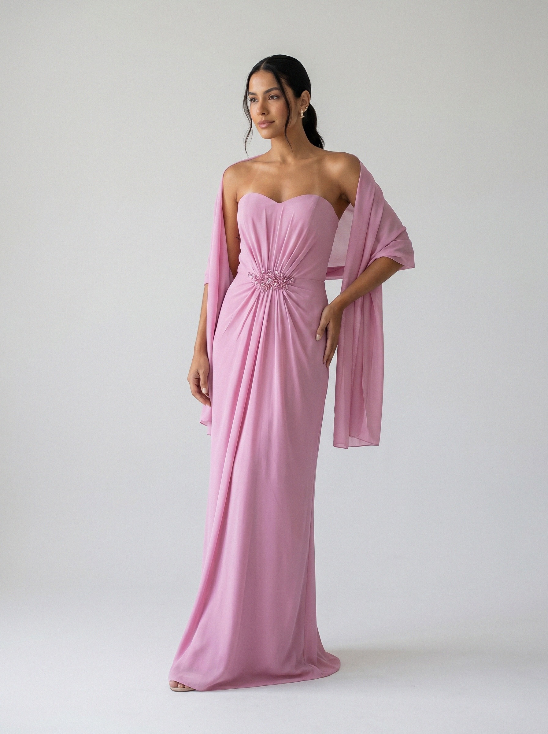 Vestido de festa rosa · MD-G-050 da Koisa Linda