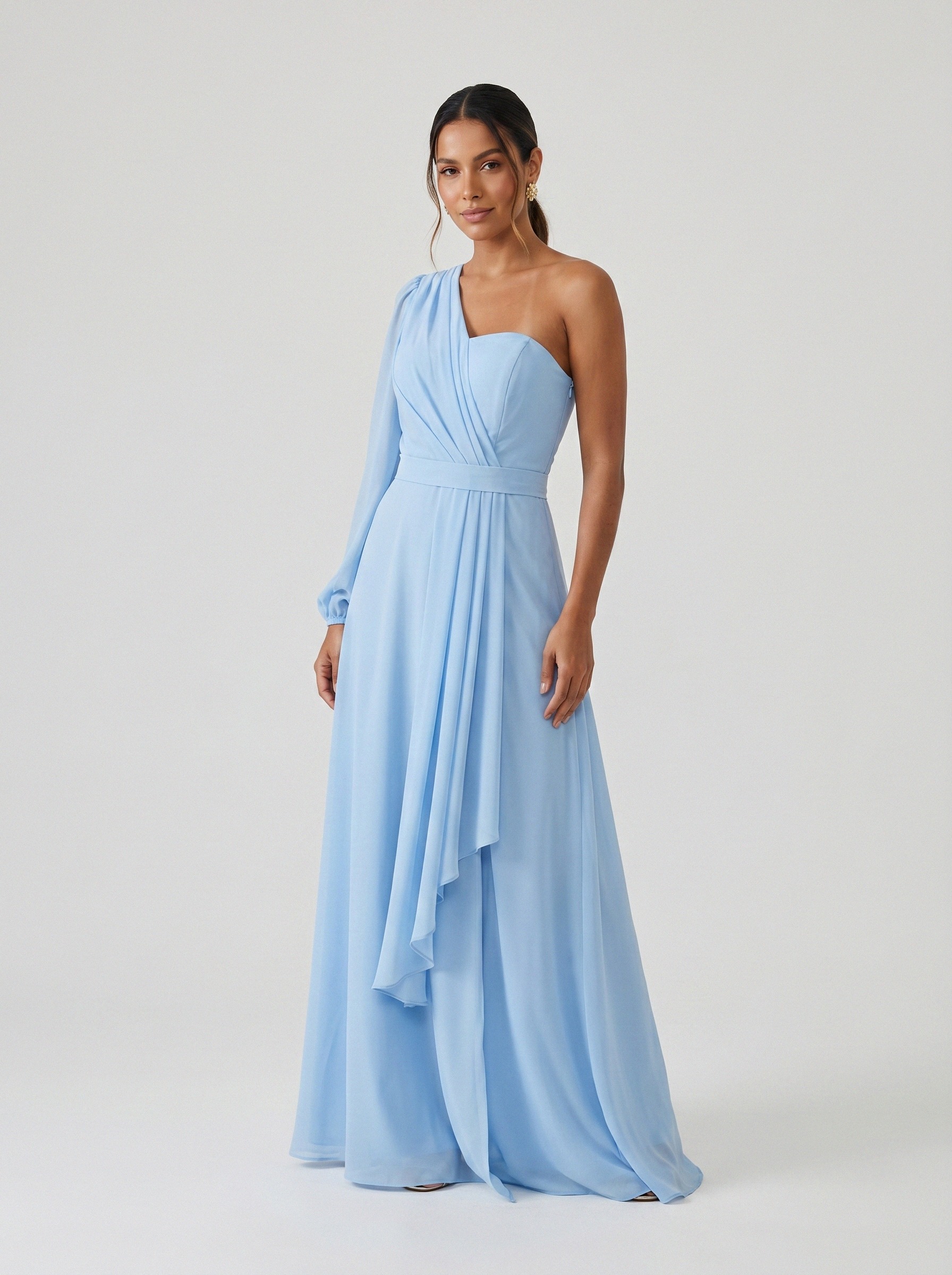 Vestido de festa azul claro · MD-G-054 da Koisa Linda