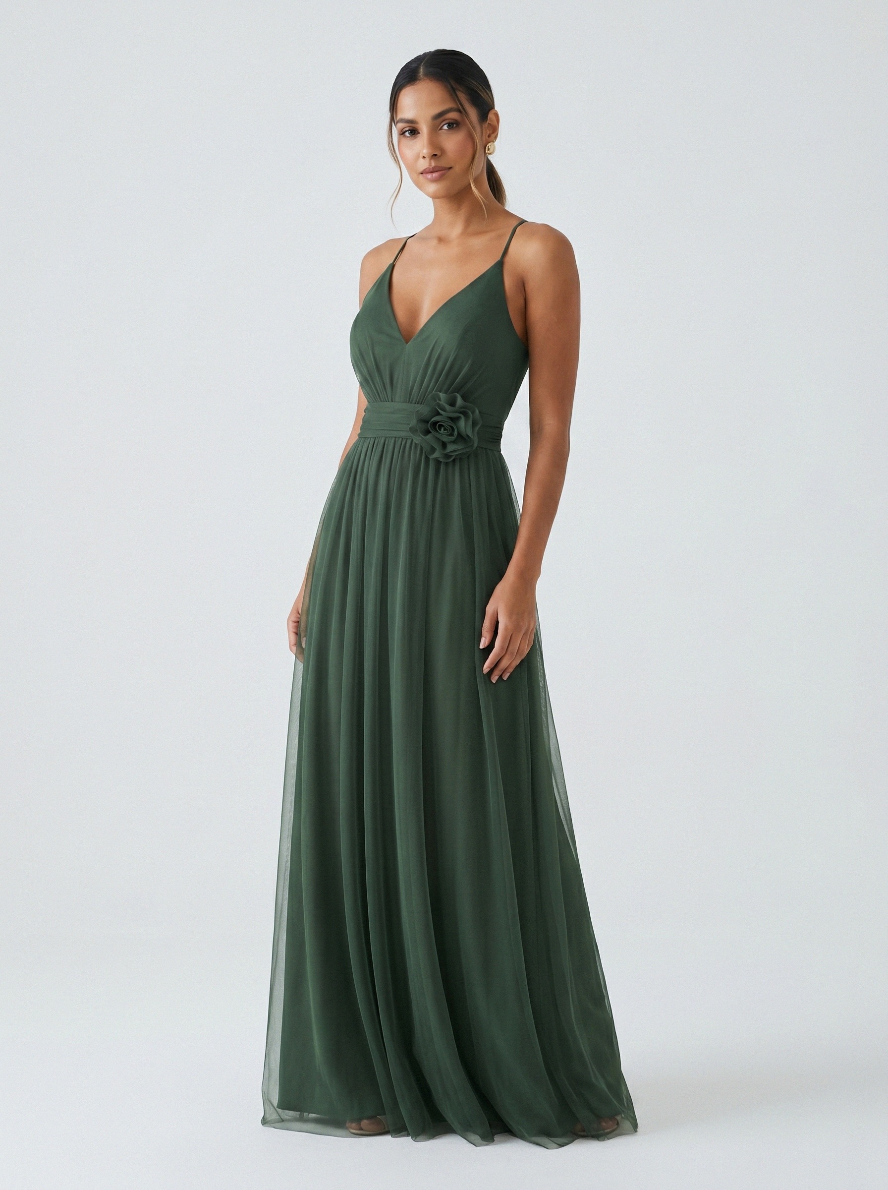 Vestido de festa verde · MD-G-059 da Koisa Linda