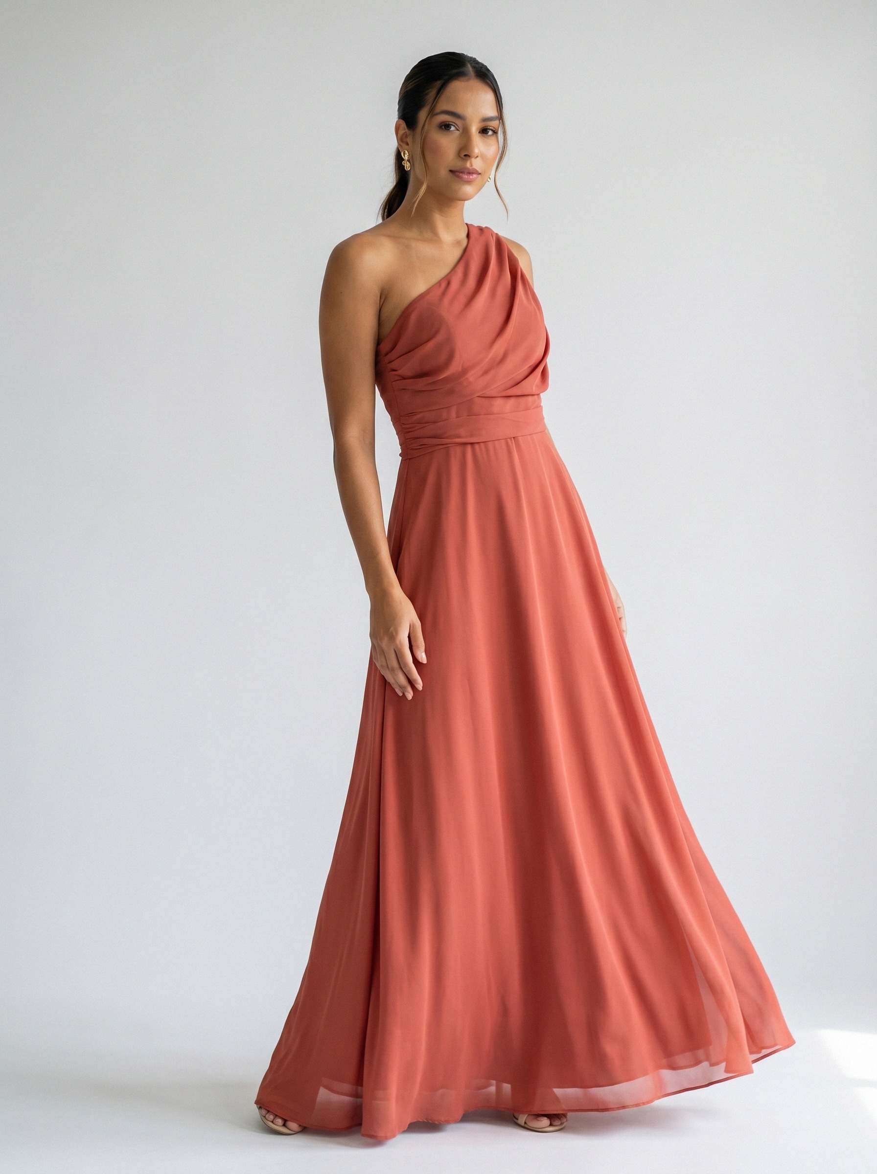 Vestido de festa laranja · MD-G-068 da Koisa Linda