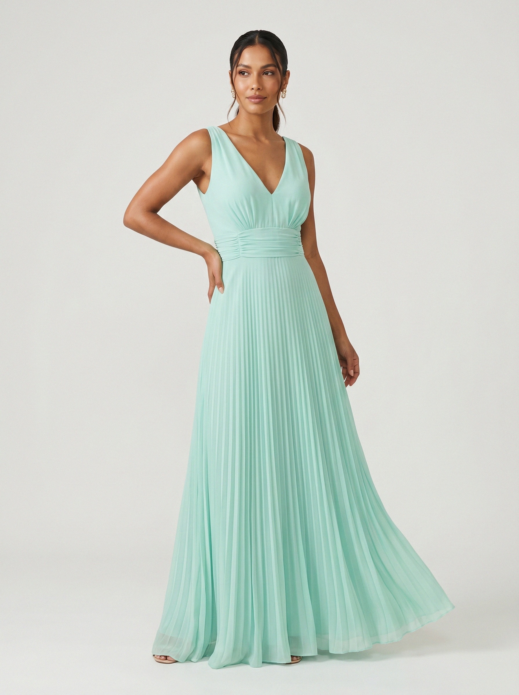 Vestido de festa verde · MD-GG-010 da Koisa Linda