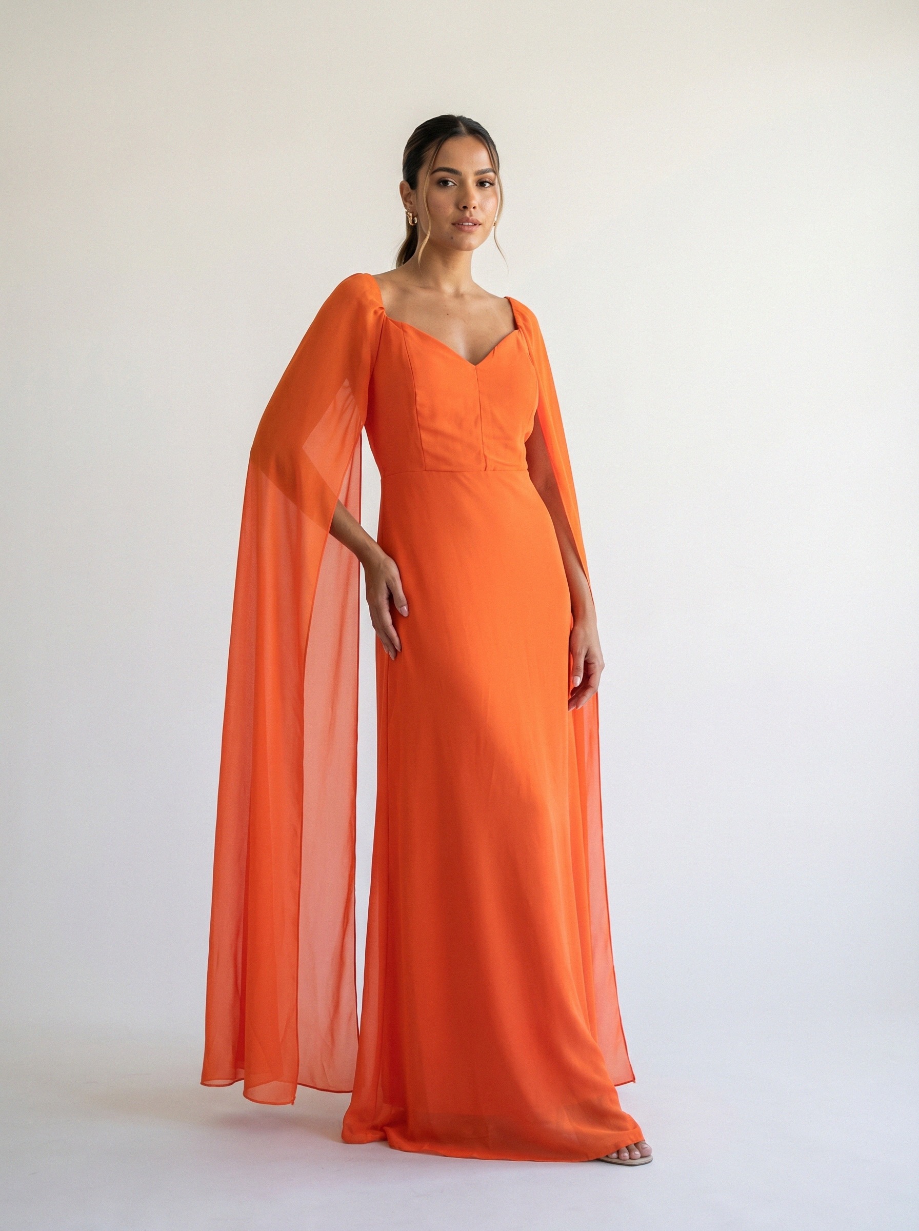 Vestido de festa laranja · MD-GG-011 da Koisa Linda