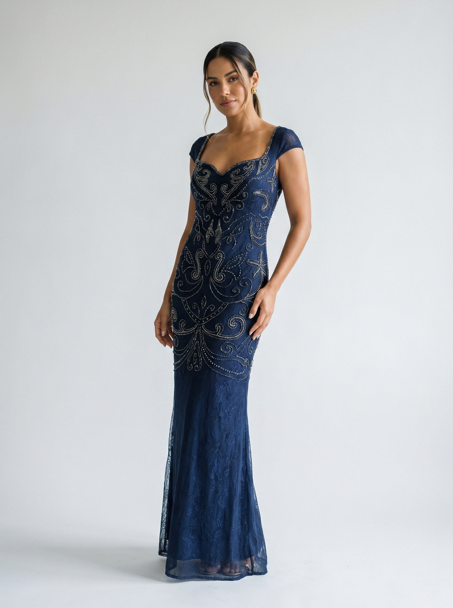 Vestido de festa marinho · MD-GG-015 da Koisa Linda