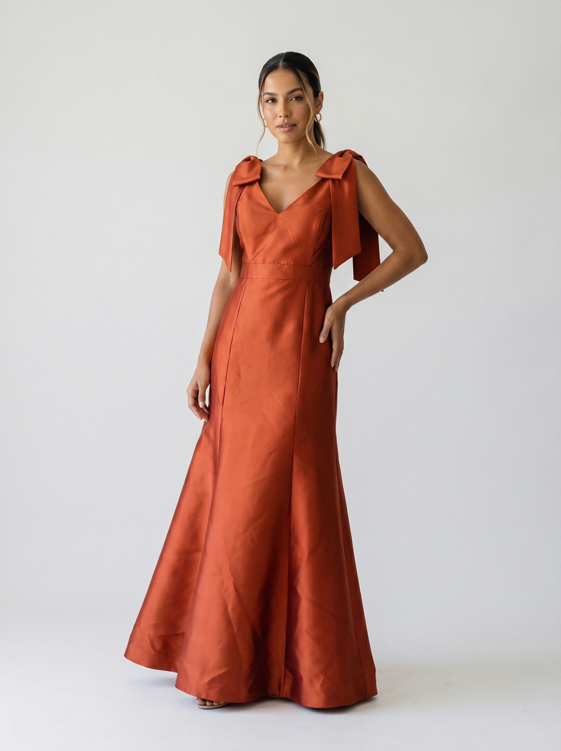 Vestido de festa laranja · MD-GG-033 da Koisa Linda