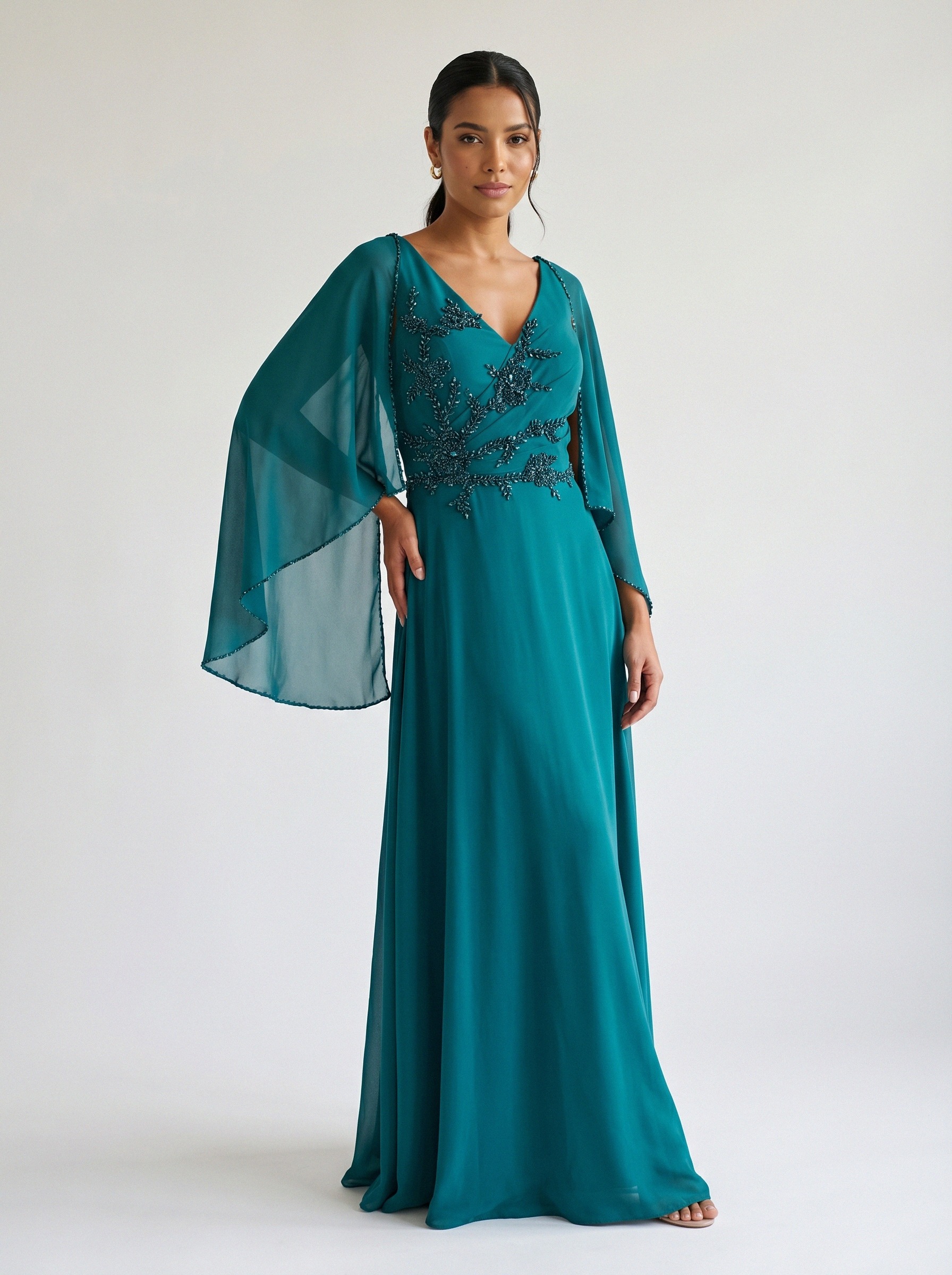 Vestido de festa turquesa · MD-GG-036 da Koisa Linda