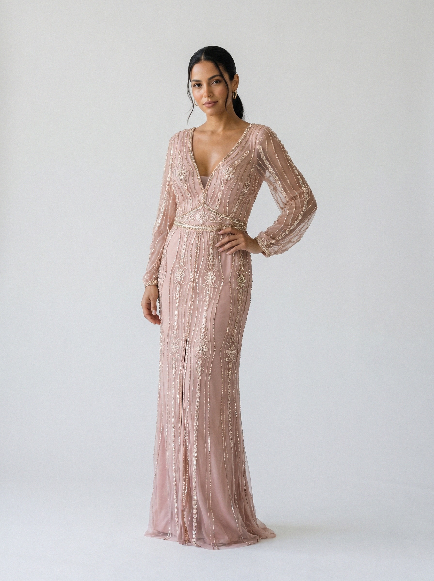 Vestido de festa rosa · MD-GG-037 da Koisa Linda