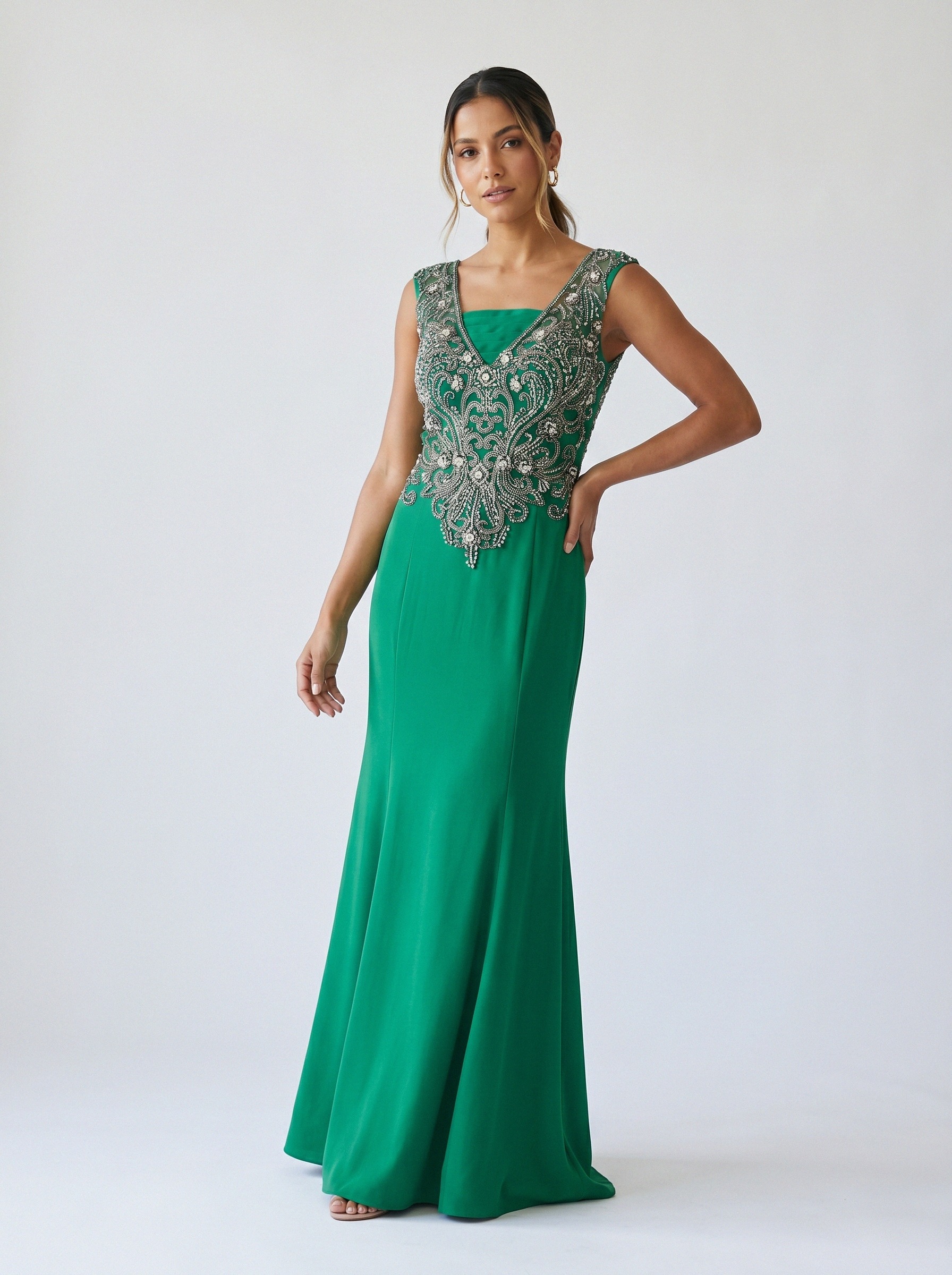 Vestido de festa verde · MD-GG-038 da Koisa Linda