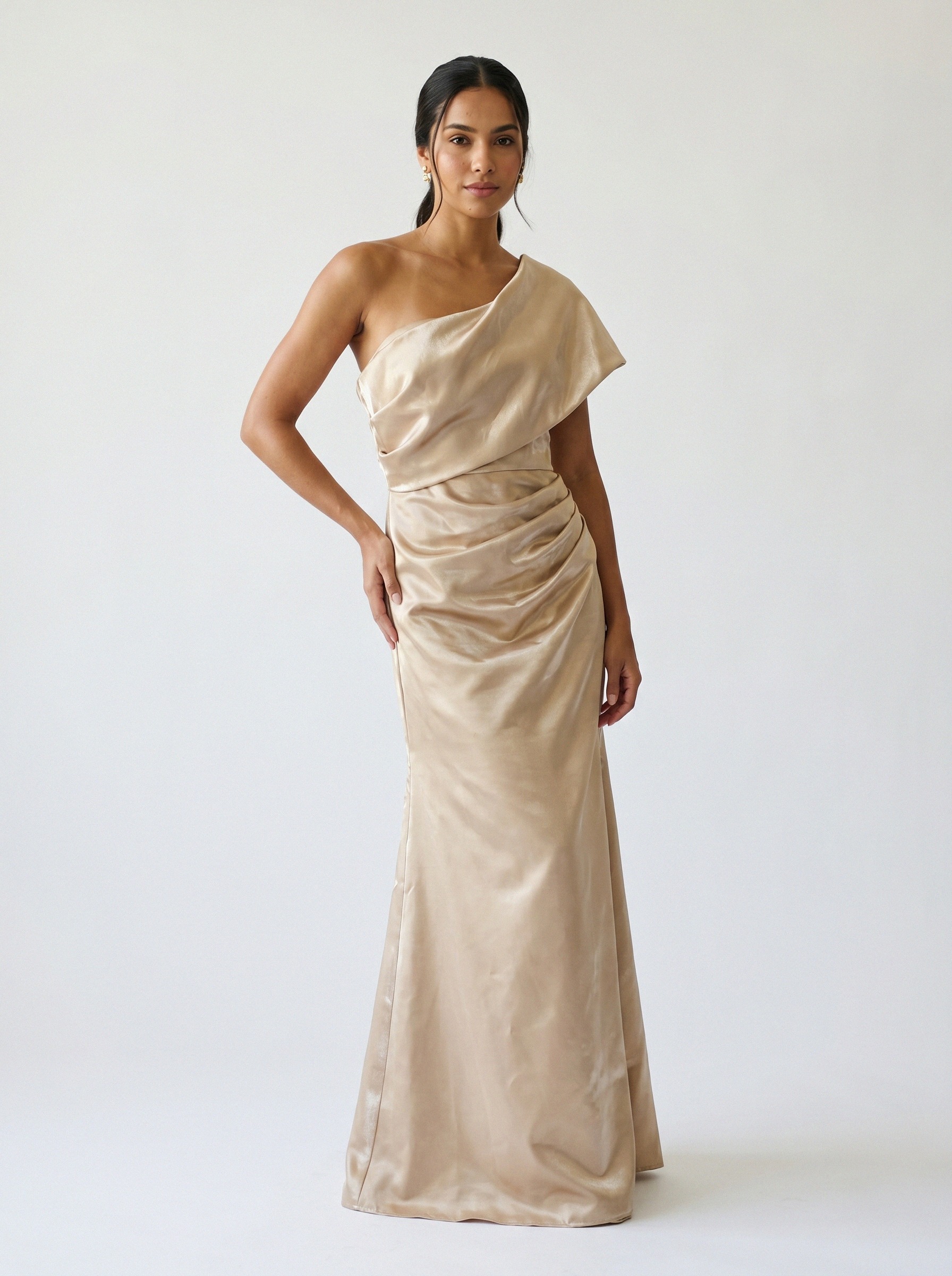 Vestido de festa champagne · MD-GG-041 da Koisa Linda