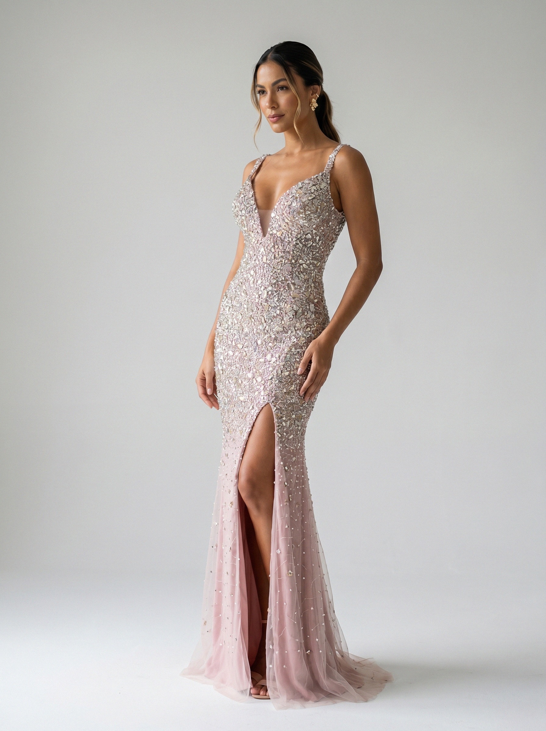 Vestido de festa rosa · MD-M-005 da Koisa Linda