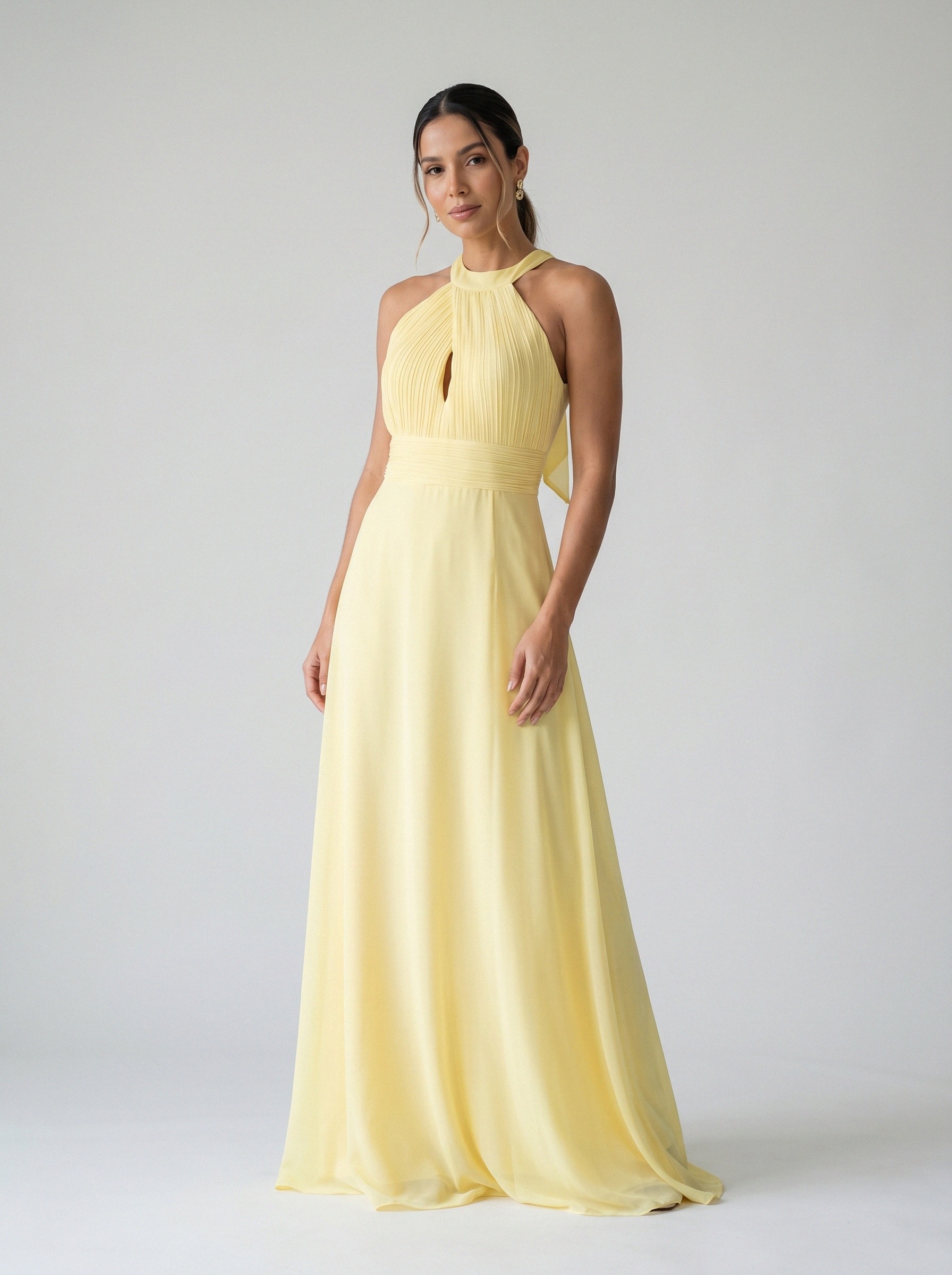 Vestido de festa amarelo · MD-M-011 da Koisa Linda