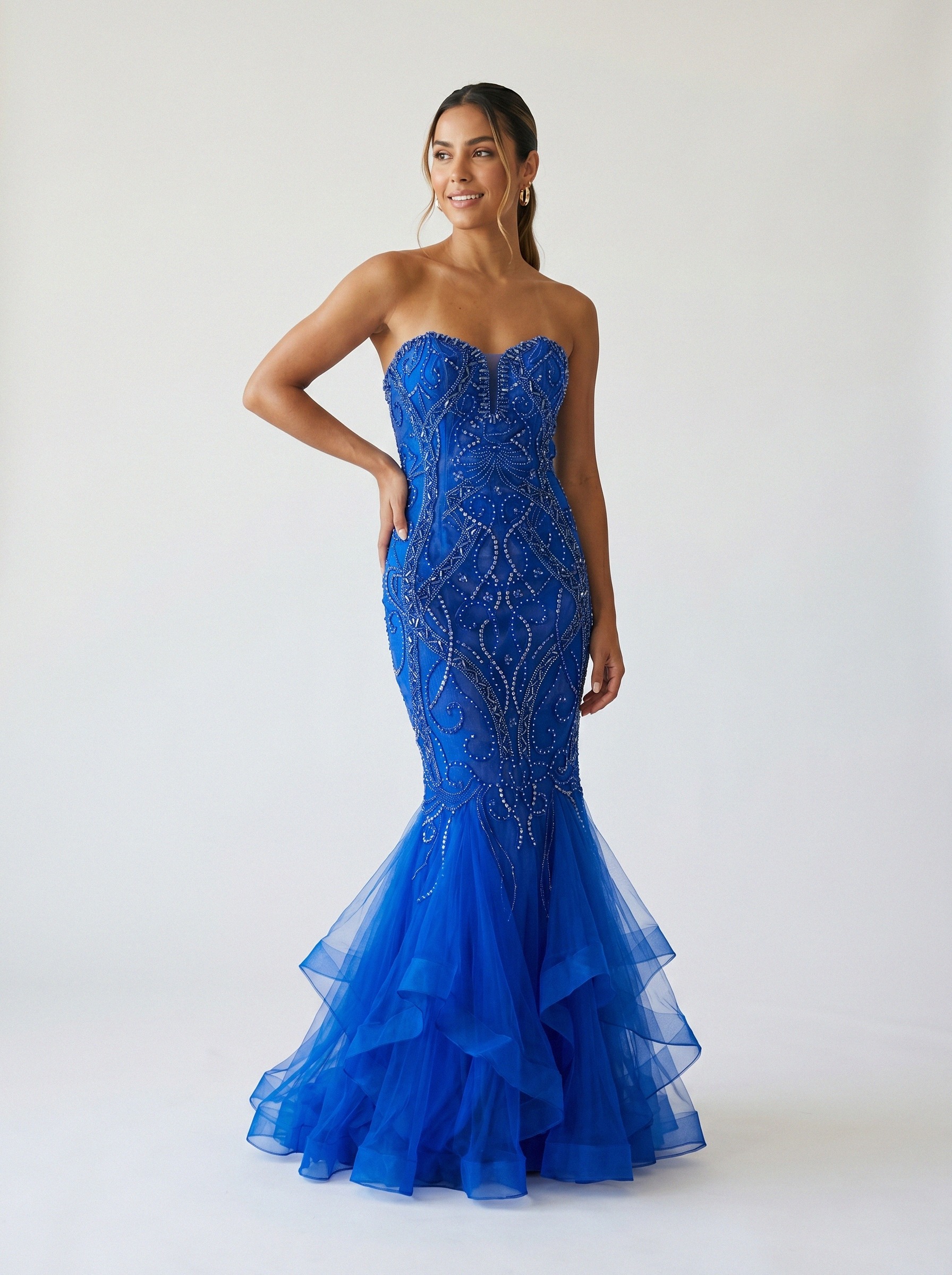 Vestido de festa azul · MD-M-027 da Koisa Linda