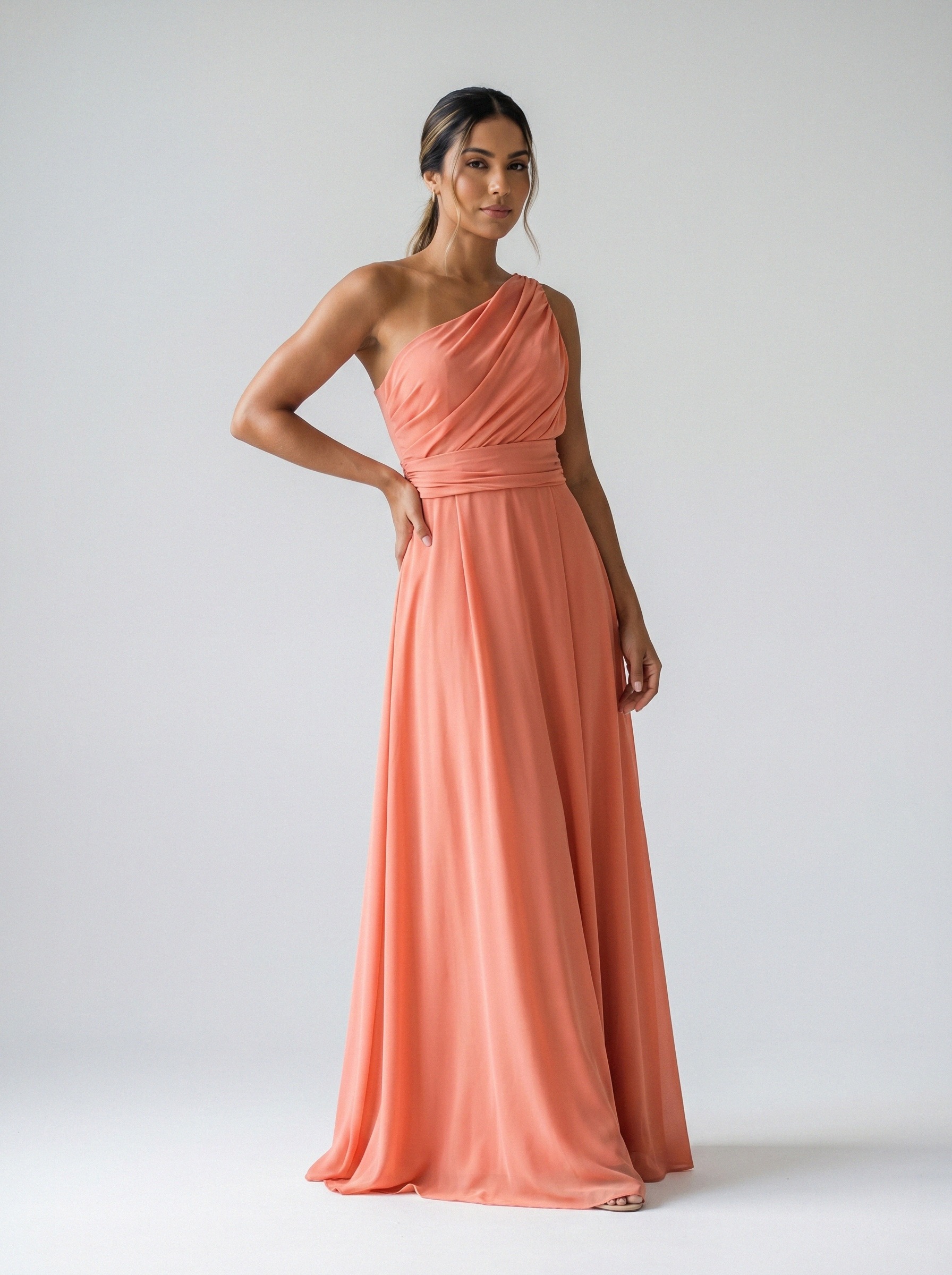 Vestido de festa laranja · MD-M-028 da Koisa Linda