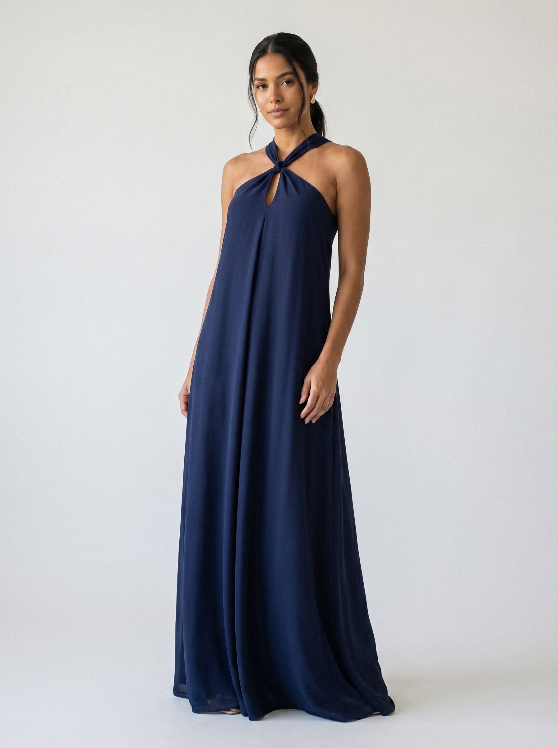 Vestido de festa marinho · MD-M-041 da Koisa Linda