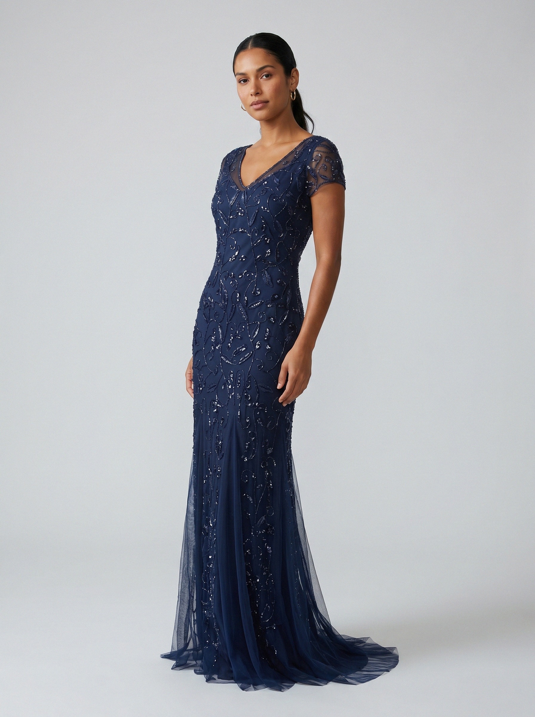 Vestido de festa marinho · MD-M-053 da Koisa Linda