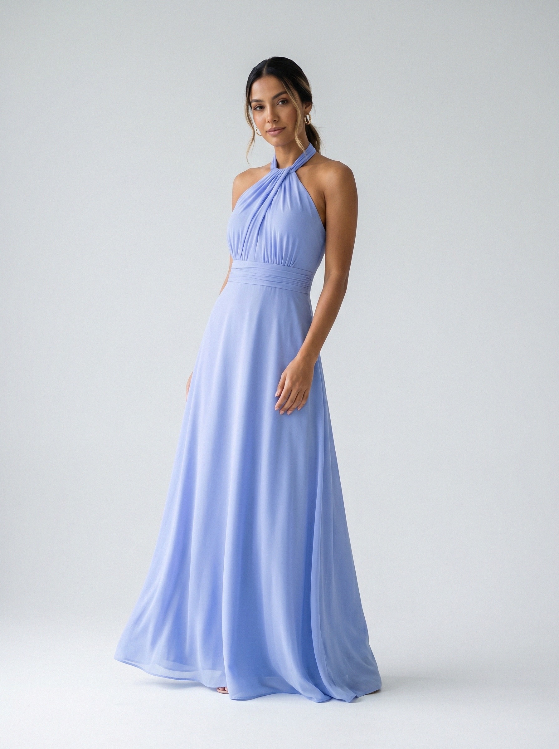 Vestido de festa azul claro · MD-M-055 da Koisa Linda