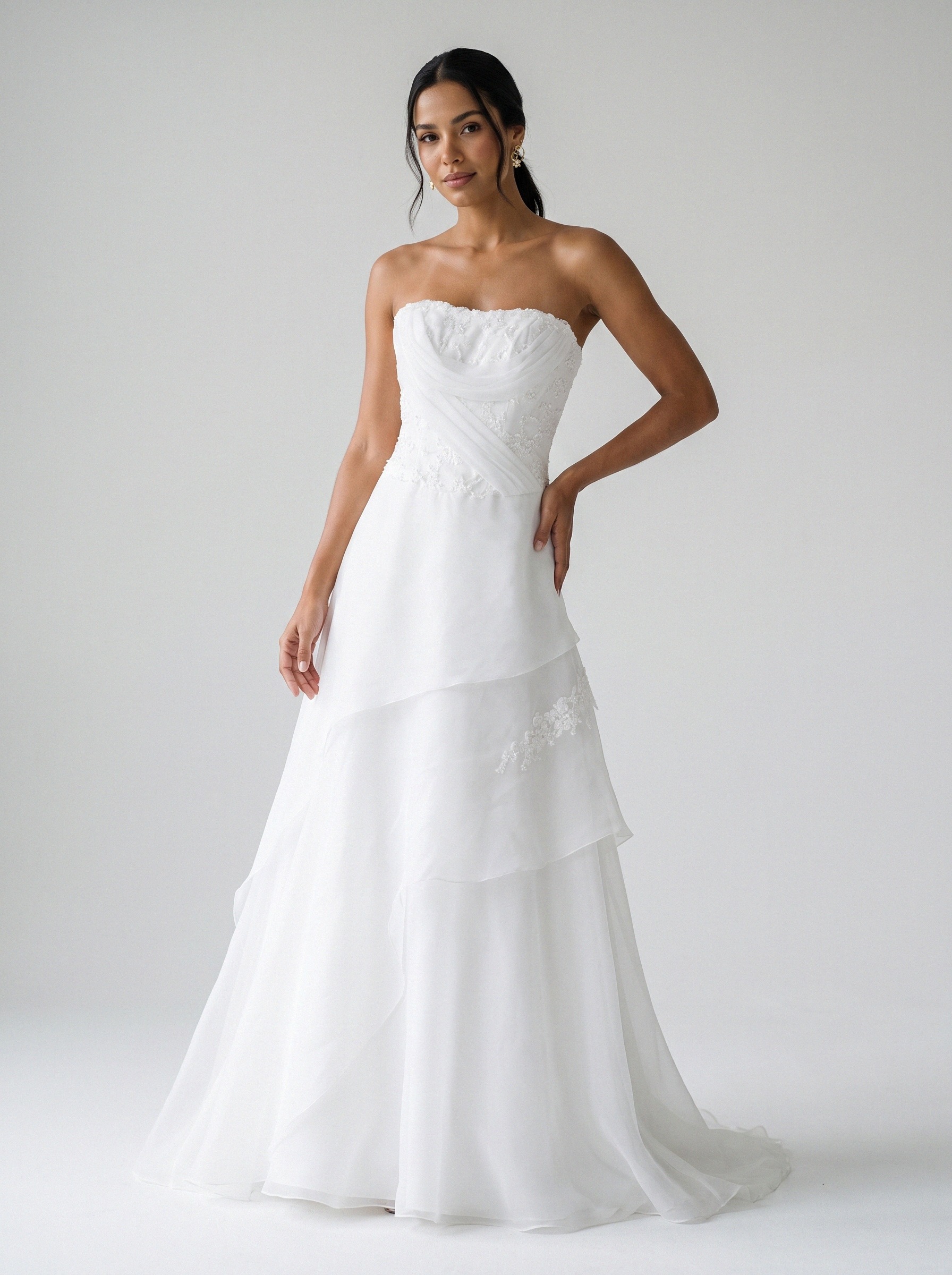 Vestido de noiva corte A tomara que caia da Koisa Linda